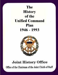 История "Плана Объединённых командований" 1946-1993 (THE HISTORY OF THE UNIFIED COMMAND PLAN 1946-1993)