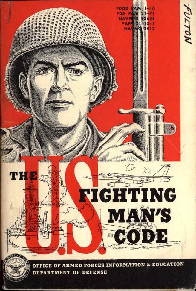 The US Fighting Man's Code 1955